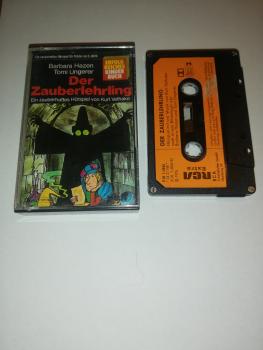 Der Zauberlehrling 4-fach Silber geschraubt Schwarz mit Orangen Aufkleber CK 29844 CH RCA(Innencover gestempelt)